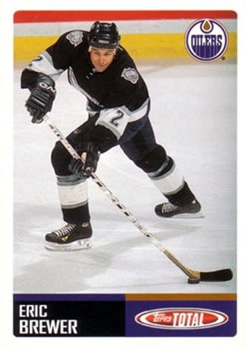#175 Eric Brewer - Edmonton Oilers - 2002-03 Topps Total Hockey