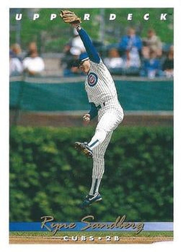 #175 Ryne Sandberg - Chicago Cubs - 1993 Upper Deck Baseball