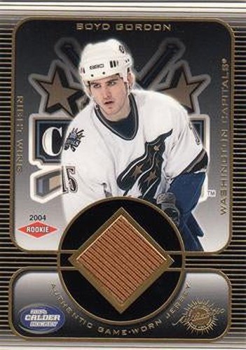 #175 Boyd Gordon - Washington Capitals - 2003-04 Pacific Calder Hockey