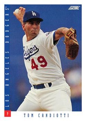 #175 Tom Candiotti - Los Angeles Dodgers - 1993 Score Baseball