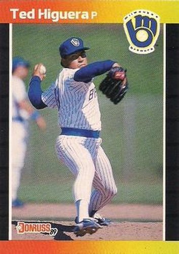 #175 Ted Higuera - Milwaukee Brewers - 1989 Donruss Baseball