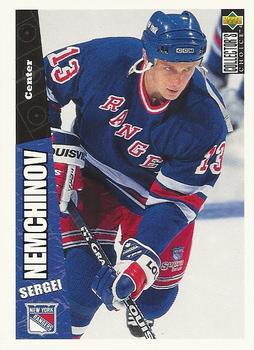 #175 Sergei Nemchinov - New York Rangers - 1996-97 Collector's Choice Hockey