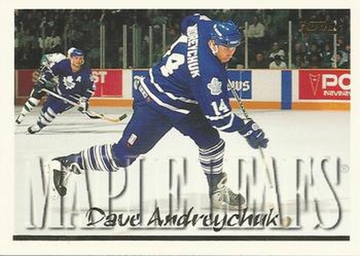#175 Dave Andreychuk - Toronto Maple Leafs - 1995-96 Topps Hockey