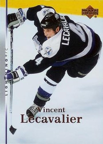 #175 Vincent Lecavalier - Tampa Bay Lightning - 2007-08 Upper Deck Hockey