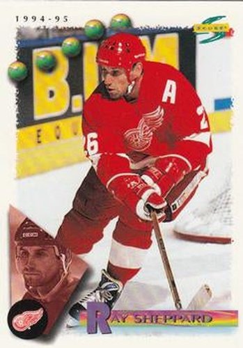 #175 Ray Sheppard - Detroit Red Wings - 1994-95 Score Hockey