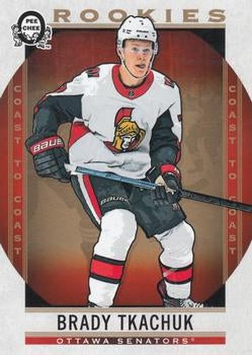 #175 Brady Tkachuk - Ottawa Senators - 2018-19 O-Pee-Chee Coast to Coast Hockey