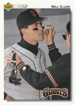 #175 Will Clark - San Francisco Giants - 1992 Upper Deck Baseball