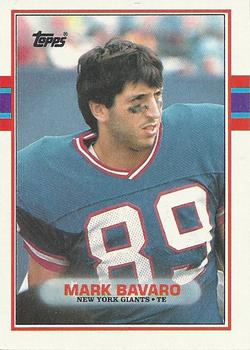 #175 Mark Bavaro - New York Giants - 1989 Topps Football