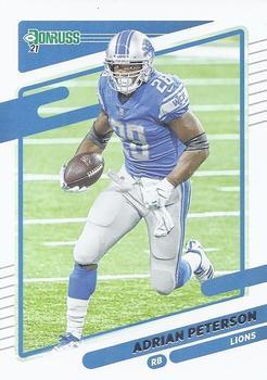 #175 Adrian Peterson - Detroit Lions - 2021 Donruss Football