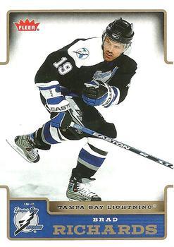 #175 Brad Richards - Tampa Bay Lightning - 2006-07 Fleer Hockey