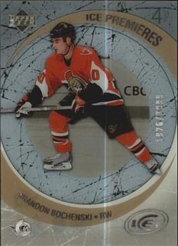 #175 Brandon Bochenski - Ottawa Senators - 2005-06 Upper Deck Ice Hockey