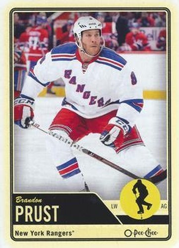 #175 Brandon Prust - New York Rangers - 2012-13 O-Pee-Chee Hockey