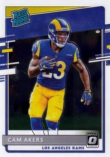 #175 Cam Akers - Los Angeles Rams - 2020 Donruss Optic Football