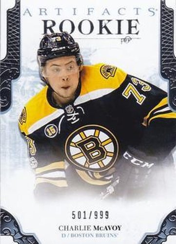 #175 Charlie McAvoy - Boston Bruins - 2017-18 Upper Deck Artifacts Hockey