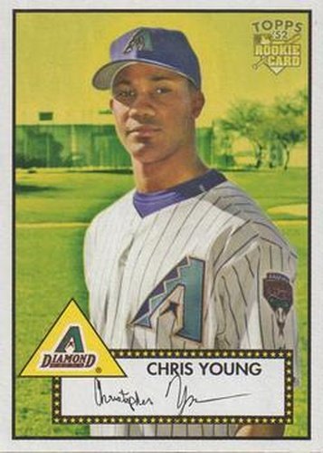#175 Chris B. Young - Arizona Diamondbacks - 2006 Topps 1952 Edition Baseball
