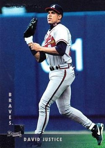 #175 David Justice - Atlanta Braves - 1997 Donruss Baseball