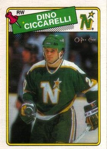 #175 Dino Ciccarelli - Minnesota North Stars - 1988-89 O-Pee-Chee Hockey