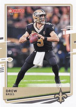 #175b Drew Brees - New Orleans Saints - 2020 Donruss Football