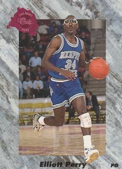 #175 Elliot Perry - Los Angeles Clippers - 1991 Classic Four Sport