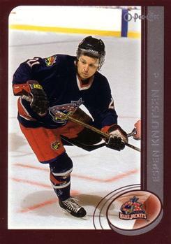 #175 Espen Knutsen - Columbus Blue Jackets - 2002-03 O-Pee-Chee Hockey