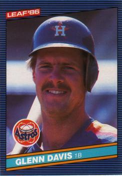 #175 Glenn Davis - Houston Astros - 1986 Leaf Baseball