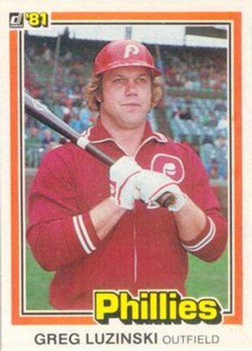 #175 Greg Luzinski - Philadelphia Phillies - 1981 Donruss Baseball