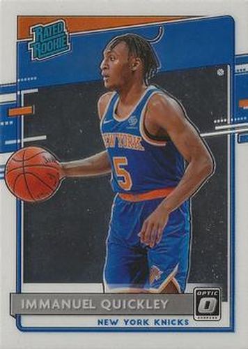 #175 Immanuel Quickley - New York Knicks - 2020-21 Donruss Optic Basketball