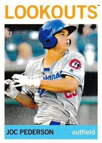 #175 Joc Pederson - Chattanooga Lookouts - 2013 Topps Heritage Minor League Baseball