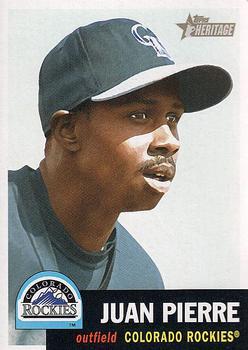 #175 Juan Pierre - Colorado Rockies - 2002 Topps Heritage Baseball