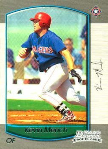 #175 Kevin Mench - Texas Rangers - 2000 Bowman Baseball