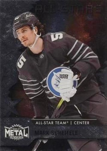 #175 Mark Scheifele - Winnipeg Jets - 2020-21 Skybox Metal Universe Hockey