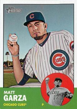 #175 Matt Garza - Chicago Cubs - 2012 Topps Heritage Baseball