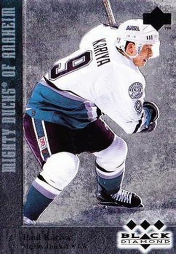 #175 Paul Kariya - Anaheim Mighty Ducks - 1996-97 Upper Deck Black Diamond Hockey