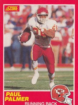#175 Paul Palmer - Kansas City Chiefs - 1989 Score Football