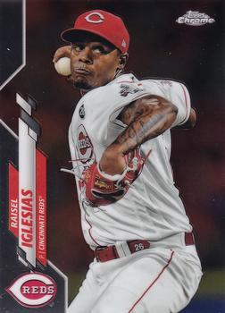 #175 Raisel Iglesias - Cincinnati Reds - 2020 Topps Chrome Baseball