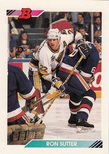 #175 Ron Sutter - St. Louis Blues - 1992-93 Bowman Hockey