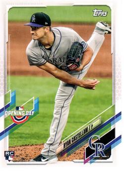 #175 Ryan Castellani - Colorado Rockies - 2021 Topps Opening Day Baseball