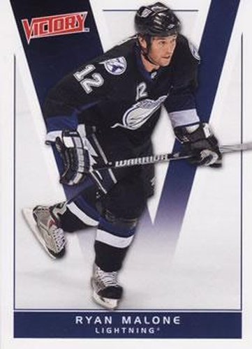 #175 Ryan Malone - Tampa Bay Lightning - 2010-11 Upper Deck Victory Hockey