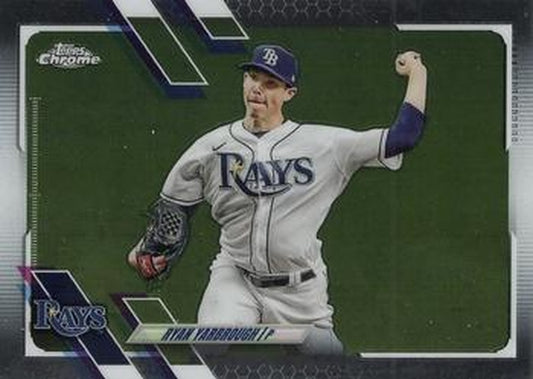 #175 Ryan Yarbrough - Tampa Bay Rays - 2021 Topps Chrome Baseball