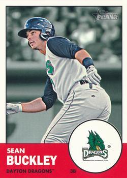 #175 Sean Buckley - Dayton Dragons - 2012 Topps Heritage Minor League Baseball