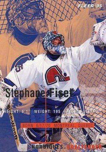 #175 Stephane Fiset - Quebec Nordiques - 1994-95 Fleer Hockey