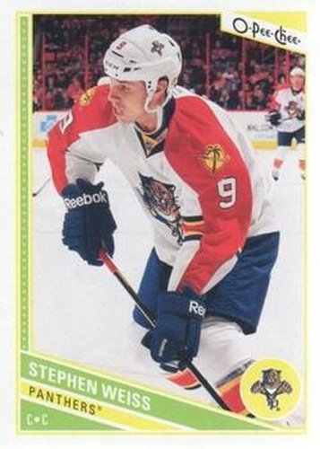 #175 Stephen Weiss - Florida Panthers - 2013-14 O-Pee-Chee Hockey