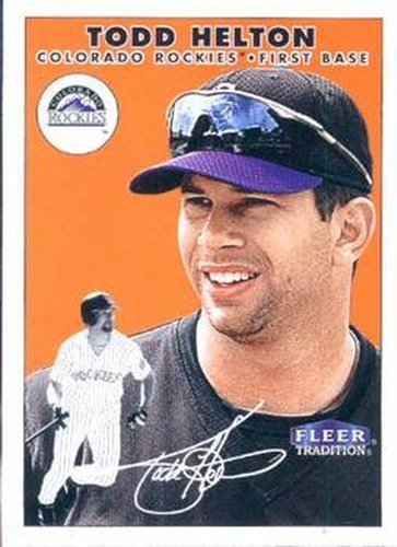 #175 Todd Helton - Colorado Rockies - 2000 Fleer Tradition Baseball