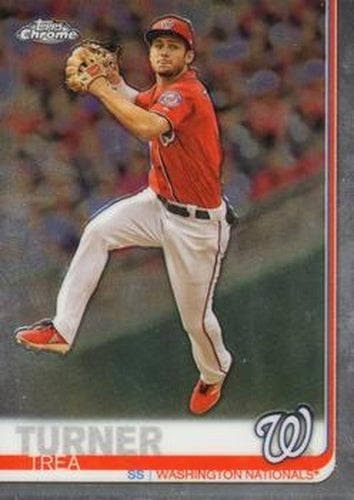#175 Trea Turner - Washington Nationals - 2019 Topps Chrome Baseball