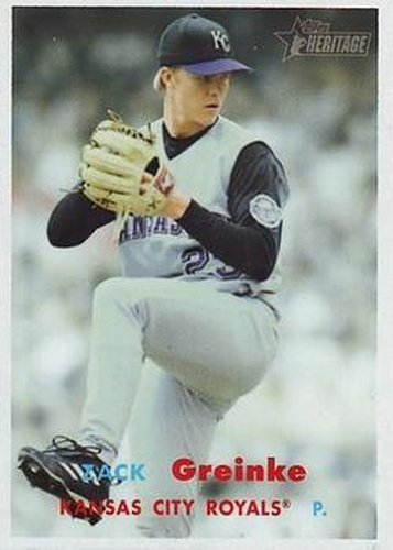 #175 Zack Greinke - Kansas City Royals - 2006 Topps Heritage Baseball