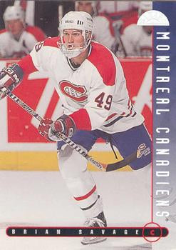 #175 Brian Savage - Montreal Canadiens - 1995-96 Leaf Hockey