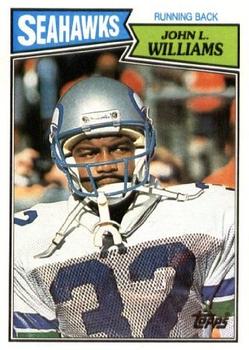 #175 John L. Williams - Seattle Seahawks - 1987 Topps Football