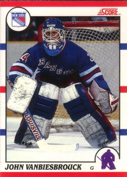 #175 John Vanbiesbrouck - New York Rangers - 1990-91 Score Canadian Hockey