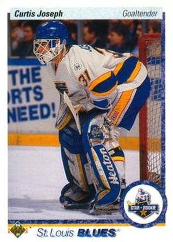 #175 Curtis Joseph - St. Louis Blues - 1990-91 Upper Deck Hockey