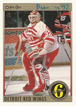 #175 Tim Cheveldae - Detroit Red Wings - 1991-92 O-Pee-Chee Premier Hockey